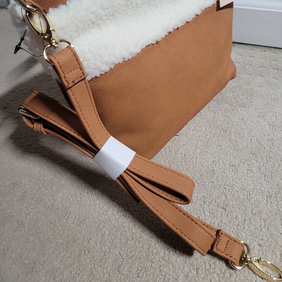 2 Nanette Lepore Vegan Best Friends Faux Fur Tote Handbag With Strap bundle - Picture 4 of 12